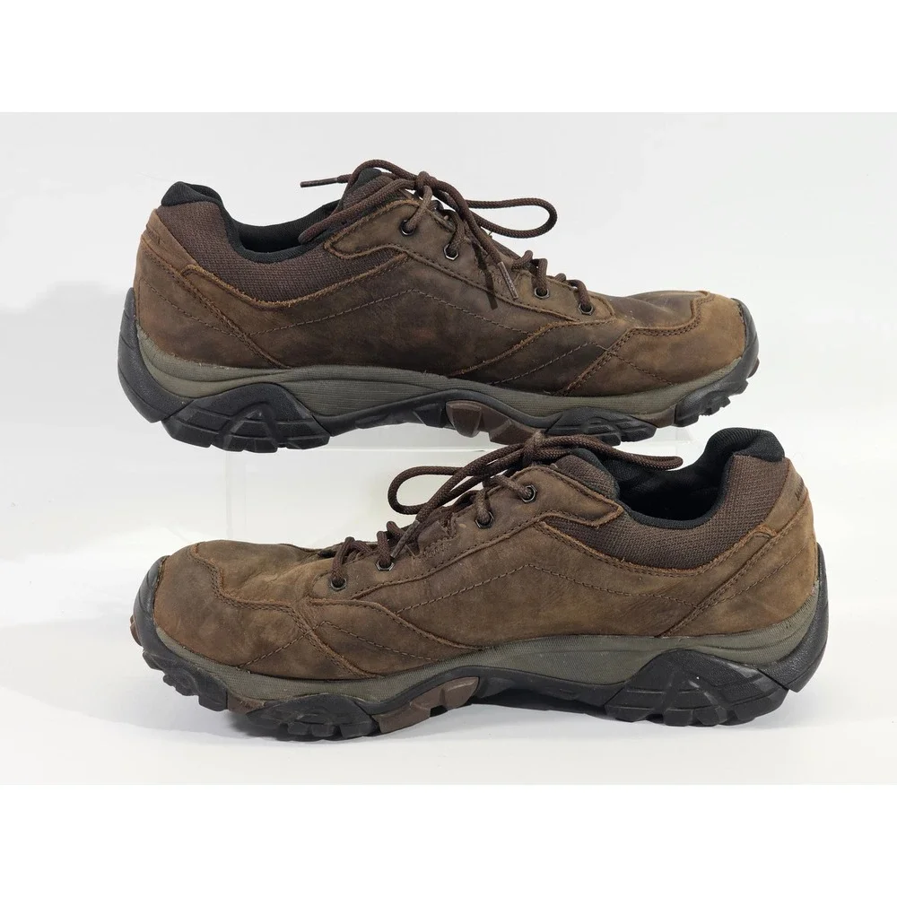 Merrell Men Moab Adventure 3 Waterproof‎ Hiking Shoes Brown Leather J91825 Sz 14